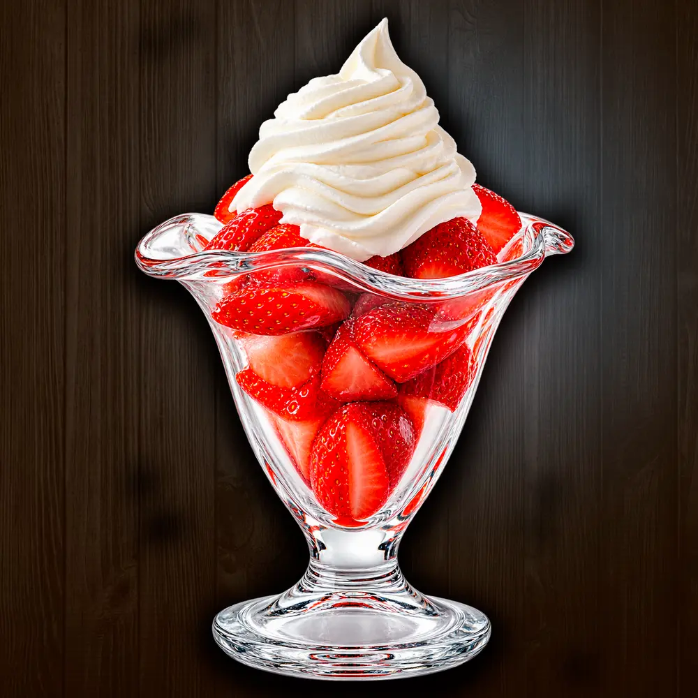 Copa fresas con nata