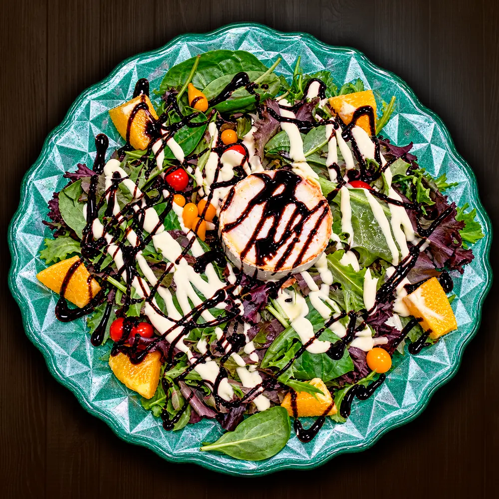 Ensalada queso cabra