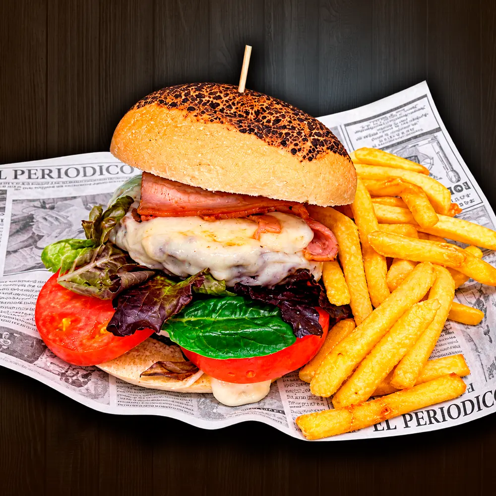 Hamburguesa vacuno tigre