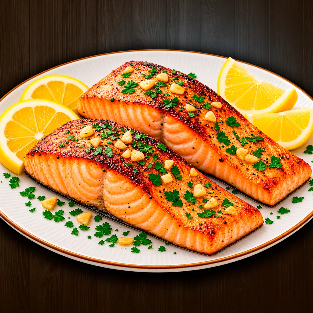 Salmón a la plancha